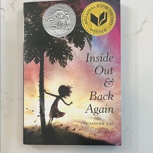 Harper Inside Out & Back Again with Pink and Black Cover